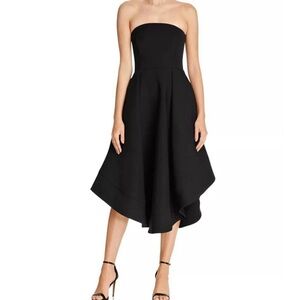 C/MEO Strapless Making Waves dress